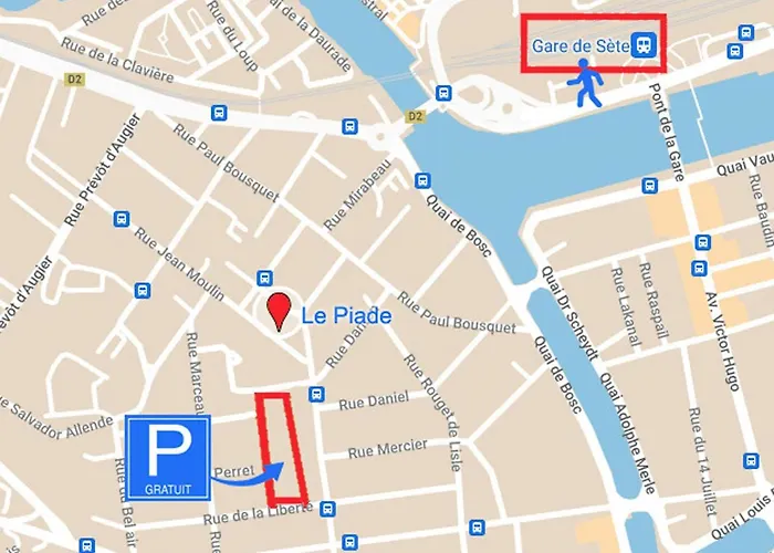 Le Piade, Confort Moderne, Vue Dégagée, Clim, Ascenseur, Wifi Appartement Sète